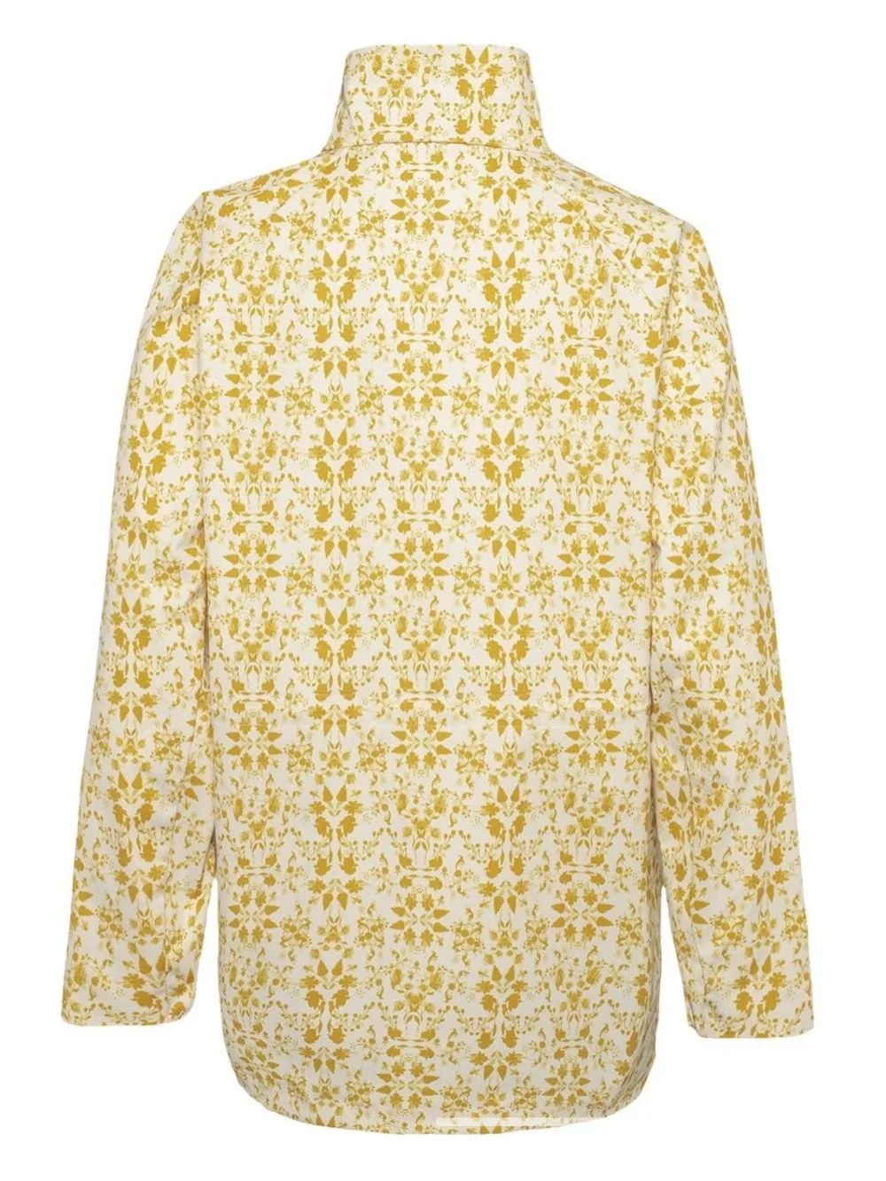 New! Kari Traa Ruth Anorak- Floral Yellow Pullover size XS